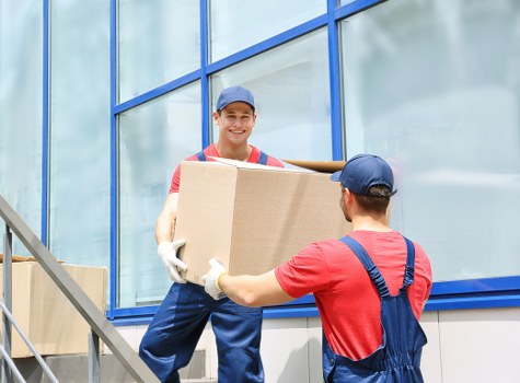 Organised open-plan workplace with office storage in Bromley