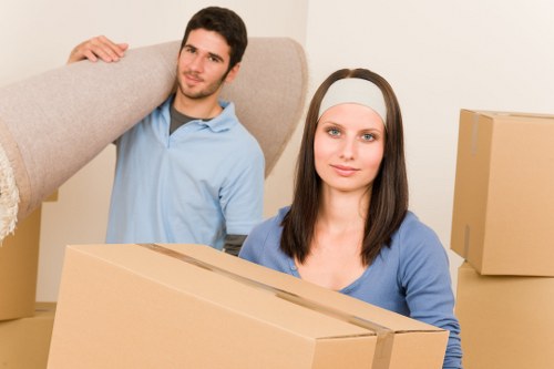 Family belongings prepared for long-term storage in Bromley